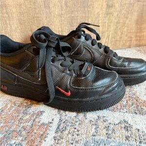 Nike Kids Black and Red Sneakers
